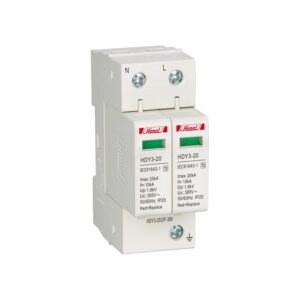 صاعقه گير دو پل با کنتاکت کمکی 275VAC 65KA HDY3652275YX