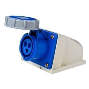 سوکت دیواری 2P+E IP67 16A  HIPS1316IP673