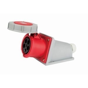 سوکت دیواری 4P+E IP67 63A  HIPS1563IP675
