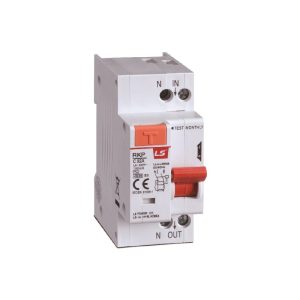 کلید ترکیبی (نشت جریان – اضافه جریان – اتصال کوتاه ) RCBO تک پل+نول – 25A-4/5KA-30mA – منحنی C (موتوری)  RKP-LB 1P+NC25A 30  MA